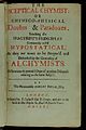 Image 13Title page from The Sceptical Chymist, a foundational text of chemistry, written by Robert Boyle in 1661 (from Scientific Revolution)