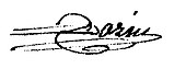 signature de Jean Bazin (homme politique mort en 1802)