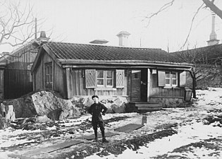 Skånegatan 106, cirka 1900.