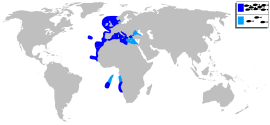 Área de dispersión da chaparena