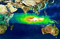 Air pollution over Southeast Asia in October 1997