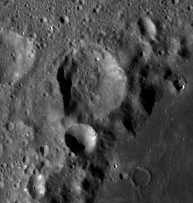 Снимок зонда Lunar Reconnaissance Orbiter.