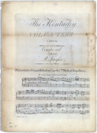 Print of the original sheet music, 1794