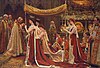 The Anointing of Queen Alexandra at the Coronation of Edward VII