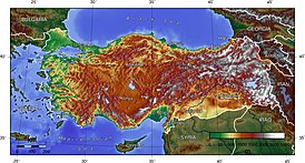 карта: География Турции