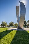 The Beginnings Sculpture located in the Carol-Tomlinson Keasey Quadrangle