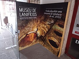 Entrada do Museu de Lanifícios.