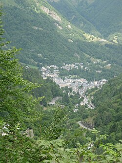 Vue de la vallée de Cauterets.