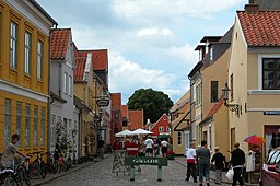 Gågata i Ærøskøbing