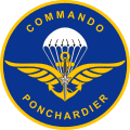 Écusson Commando Marine Ponchardier.