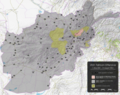 Image 31A map of Afghanistan showing the 2021 Taliban offensive (from History of Afghanistan)