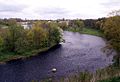 La rivière Memele à Bauska.