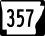 Highway 357 marker