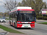 Autosan Sancity 12LFE bus on line 33 in Częstochowa