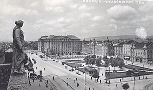 Starčević square, first half of the 20th century
