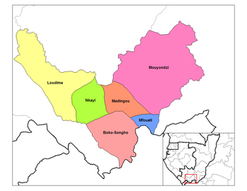 Mouyondzi District in the region