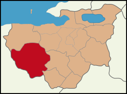 Distretto di Mustafakemalpaşa – Mappa