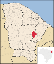 Jaguaretama – Mappa