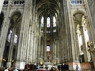 Interior of Saint-Eustache, Paris
