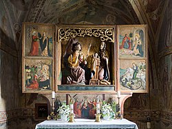 Gothic altar by Master Paul of Levoča in Chyžné