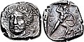 Coin of Perikles, last king of Lycia. Circa 380–360 BC.