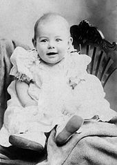 photograph of Hemingway as an infant