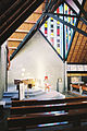 Interior view towards the altar