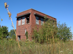 An abandoned building in Handy, Indiana.