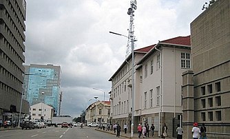 Side view of the Parliament Buildings