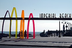 "Surfhenge"[1] in Imperial Beach