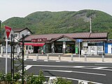 2014年3月6日まで使用されていた旧駅舎（2008年4月）