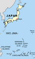 Map Japan and the Carolines