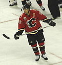 Jarome Iginla, captain of the Calgary Flames