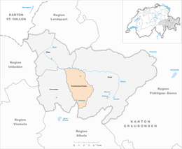 Tschiertschen-Praden – Mappa