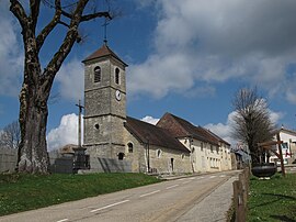 The church in Le Frasnois