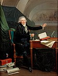 Jean Antoine d’Averhoult représenté en président de l'Assemblée nationale par le peintre[Louis Léopold Boilly.