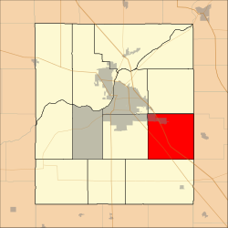 Location in Tippecanoe County