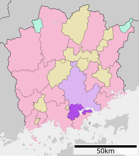 南区 (岡山市)位置図