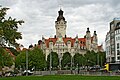 South-west view of Neues Rathaus (New Town Hall) Leipzig