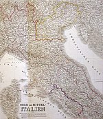 1860年のイタリア王国