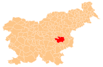 The location of the Municipality of Sevnica