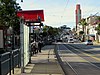 An outbound train approaches Ocean and Jules station, 2018