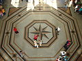 Mosaic floor of the central hall