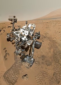 Curiosity at Rocknest, by NASA/JPL-Caltech/MSSS (edited by Julian Herzog)