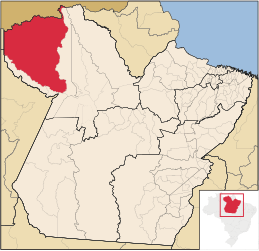 Oriximiná – Mappa