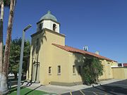 The First Mexican Baptist Church was built in 1920 and is located at 1002 E. Jefferson Avenue. It is Phoenix's oldest Hispanic church. This property is recognized as historic by the Hispanic American Historic Property Survey of the City of Phoenix.