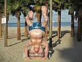 פסל בן-גוריון בחוף בוגרשוב