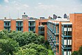 Trinity dorms give students a view of the San Antonio skyline.