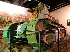 Renault FT-17, nicknamed "The Five of Hearts," at the National Museum of the United States Army