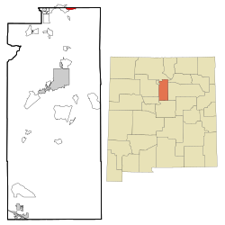 Location of Rio Chiquito, New Mexico